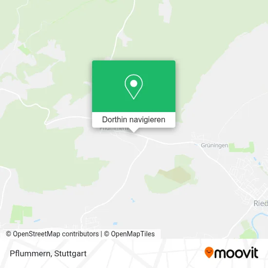 Pflummern Karte