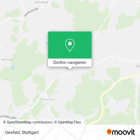 Oesfeld Karte