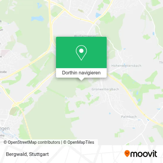 Bergwald Karte