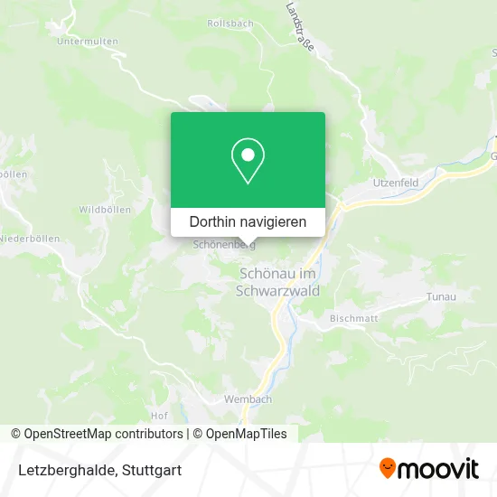 Letzberghalde Karte
