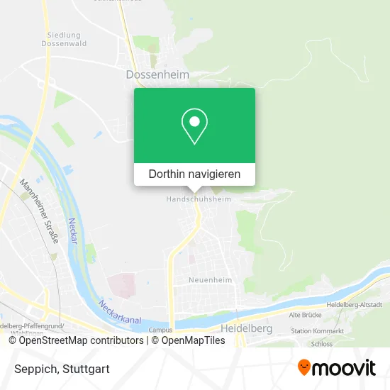 Seppich Karte