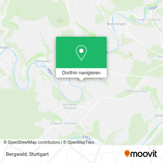 Bergwald Karte