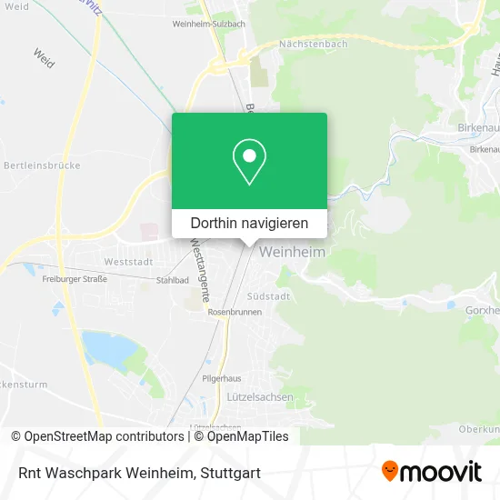 Rnt Waschpark Weinheim Karte
