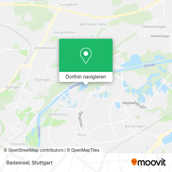 Badeinsel Karte