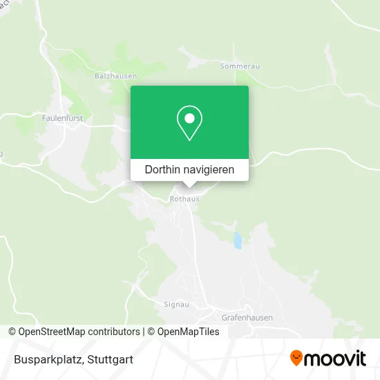 Busparkplatz Karte