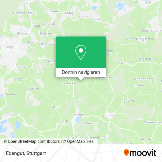 Edengut Karte