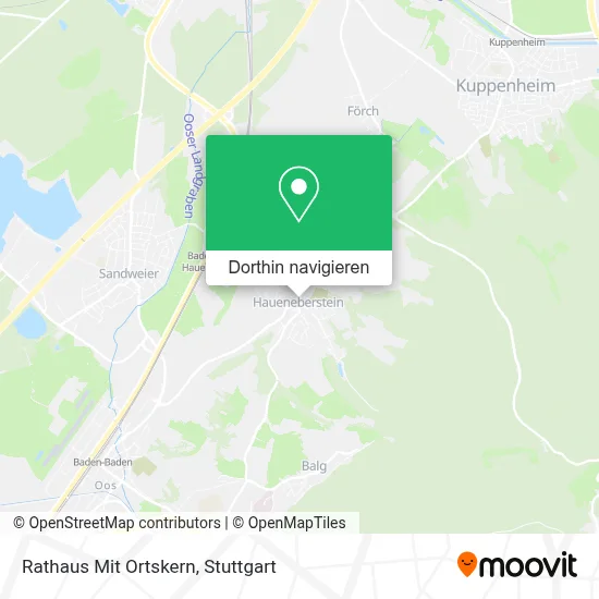 Rathaus Mit Ortskern Karte