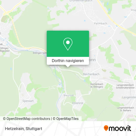 Hetzelrain Karte