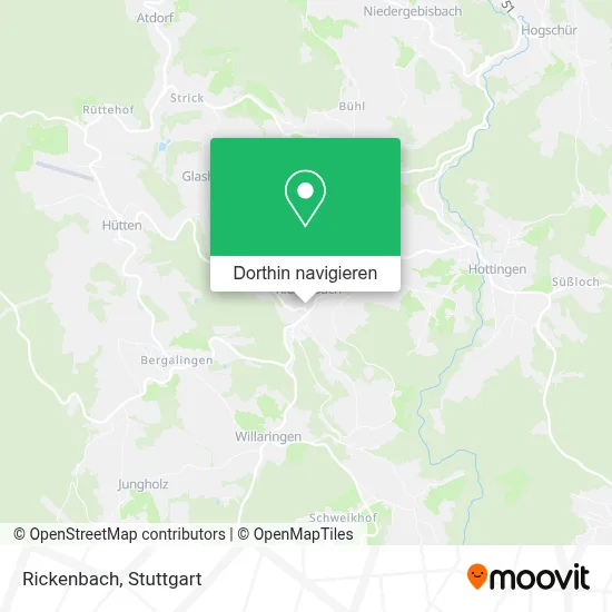 Rickenbach Karte