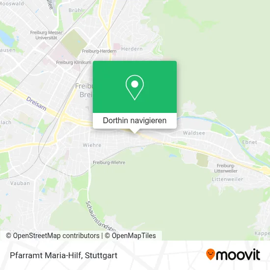 Pfarramt Maria-Hilf Karte