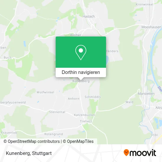 Kunenberg Karte