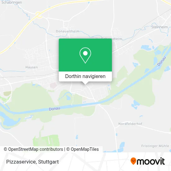 Pizzaservice Karte