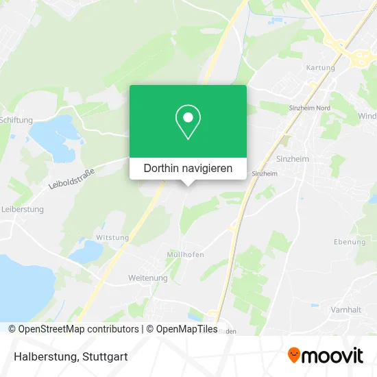 Halberstung Karte