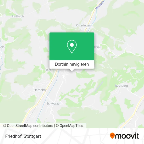 Friedhof Karte