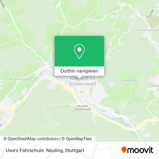 Uwe's Fahrschule. Neuling Karte