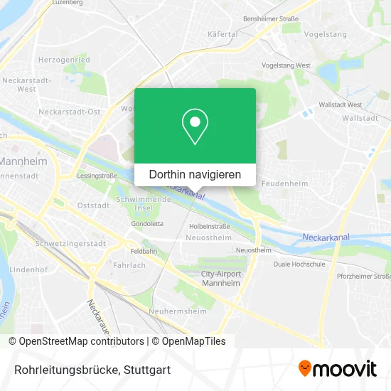 Rohrleitungsbrücke Karte