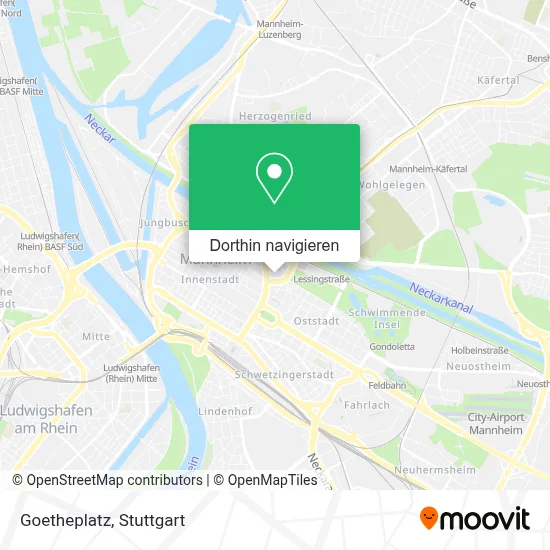 Goetheplatz Karte