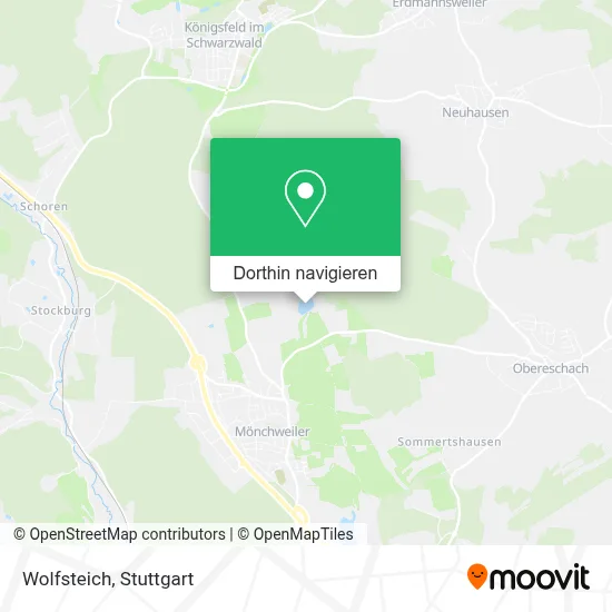 Wolfsteich Karte