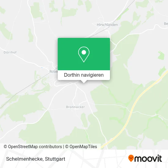 Schelmenhecke Karte