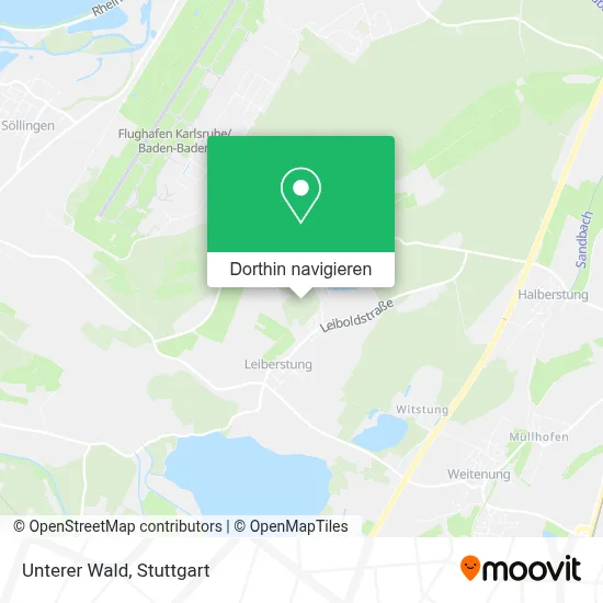 Unterer Wald Karte