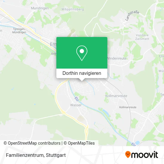 Familienzentrum Karte