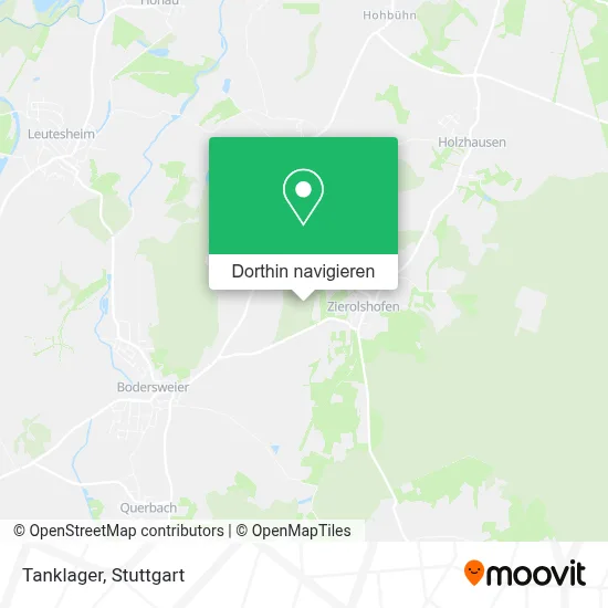 Tanklager Karte