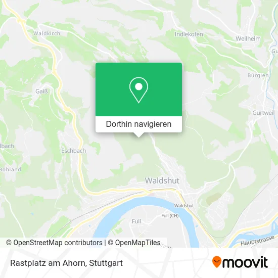 Rastplatz am Ahorn Karte