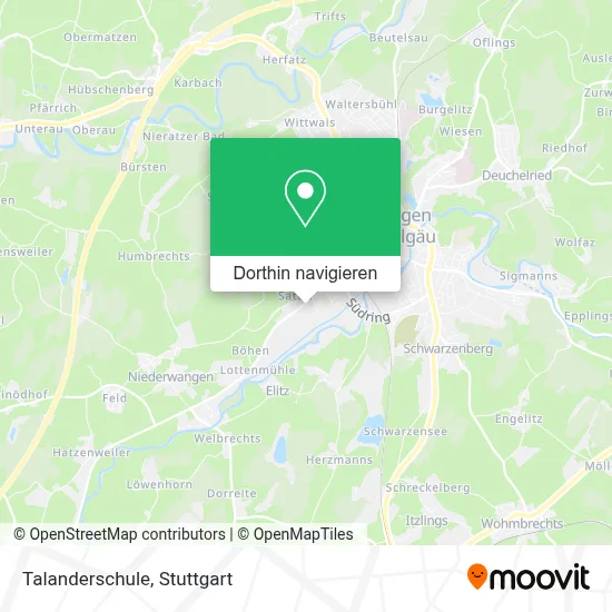 Talanderschule Karte