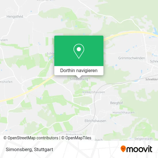 Simonsberg Karte