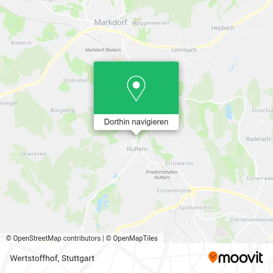 Wertstoffhof Karte