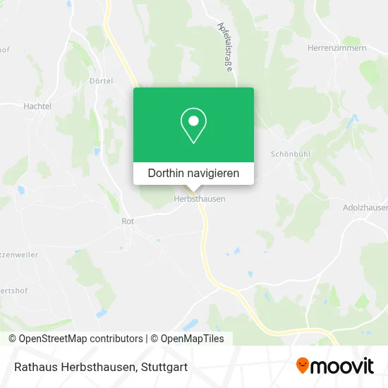 Rathaus Herbsthausen Karte