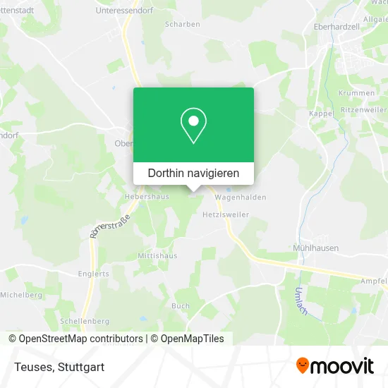 Teuses Karte