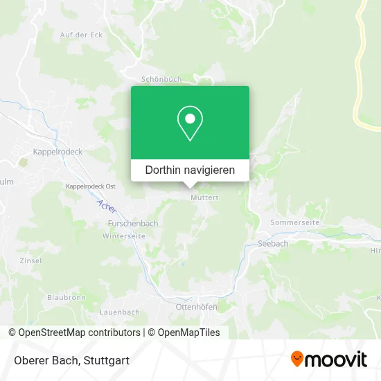 Oberer Bach Karte