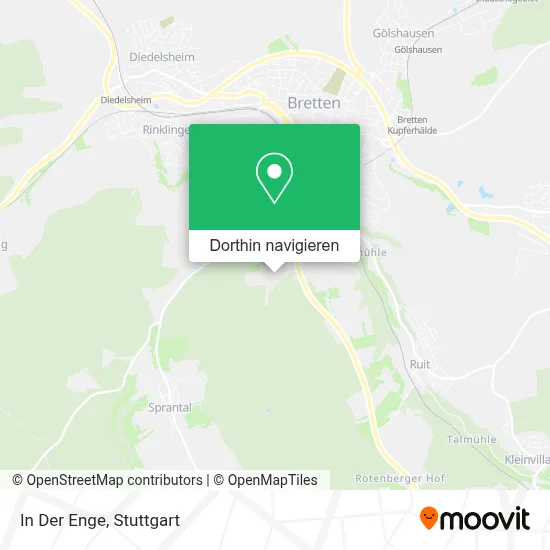 In Der Enge Karte