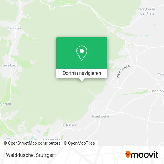 Walddusche Karte