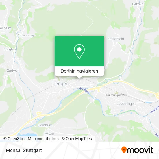 Mensa Karte