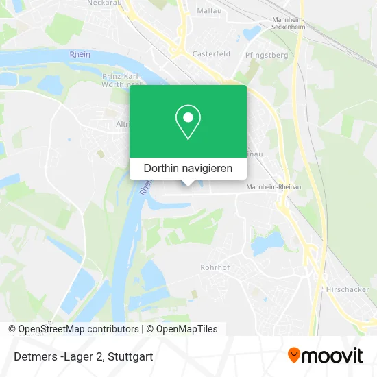 Detmers -Lager 2 Karte