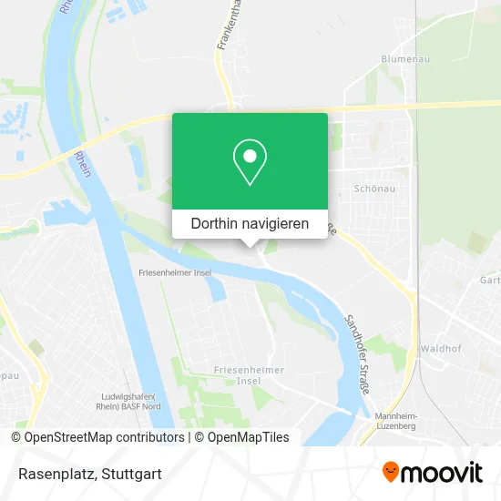 Rasenplatz Karte