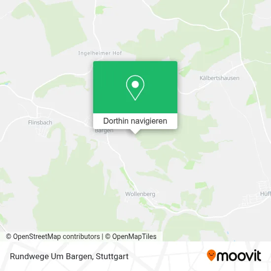 Rundwege Um Bargen Karte
