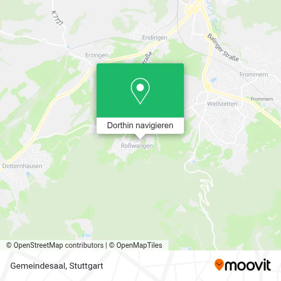 Gemeindesaal Karte