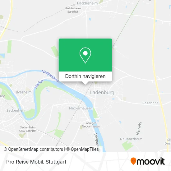 Pro-Reise-Mobil Karte