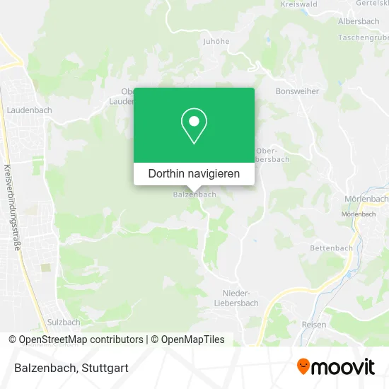 Balzenbach Karte