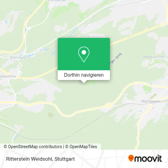 Ritterstein Weidsohl Karte