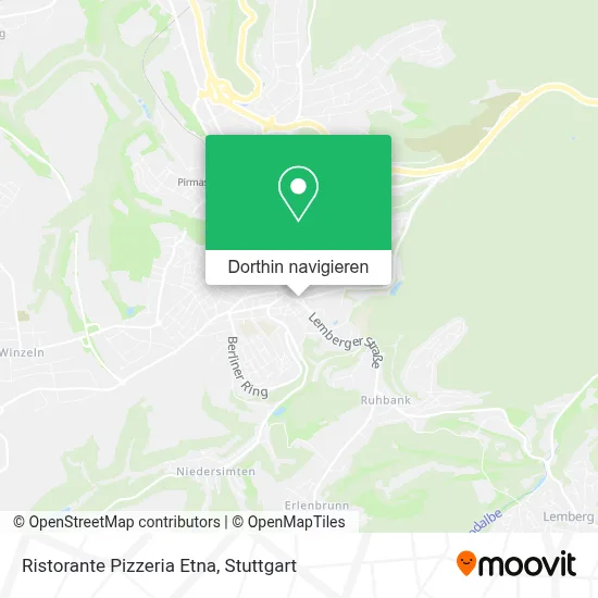 Ristorante Pizzeria Etna Karte