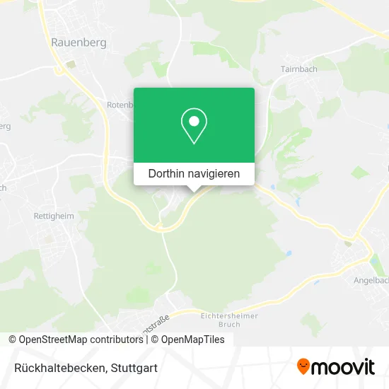 Rückhaltebecken Karte