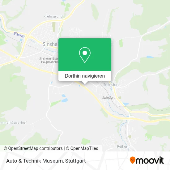 Auto & Technik Museum Karte