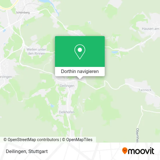 Deilingen Karte