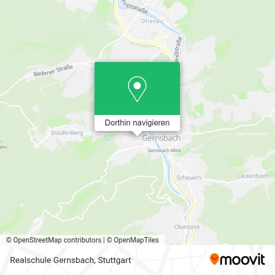 Realschule Gernsbach Karte