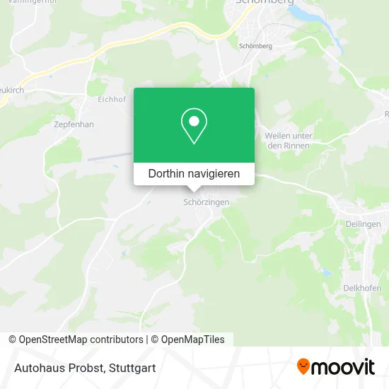 Autohaus Probst Karte
