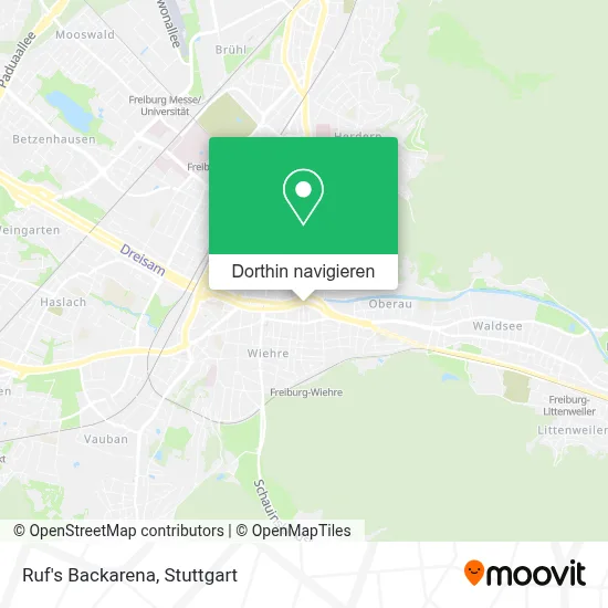 Ruf's Backarena Karte
